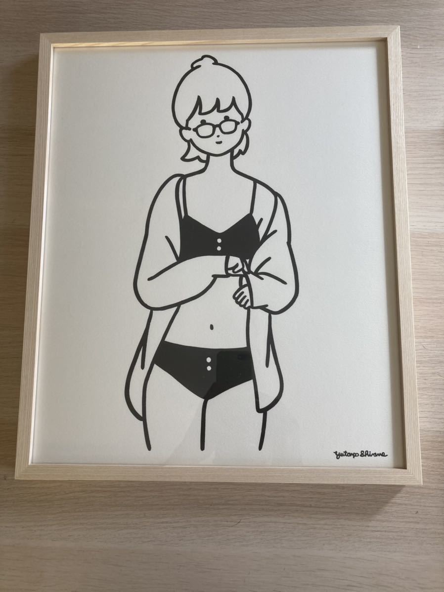 白根ゆたんぽ 原画 白根ゆたんぽ ドローイング 額装 原画 公式通販