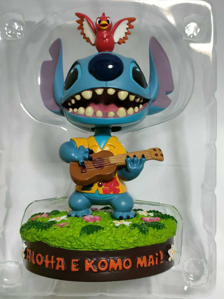 リロ&スティッチ バブルヘッドフィギュア、首振り人形 Disney 】リロ＆スティッチバブルヘッドフィギュア・首振り人形