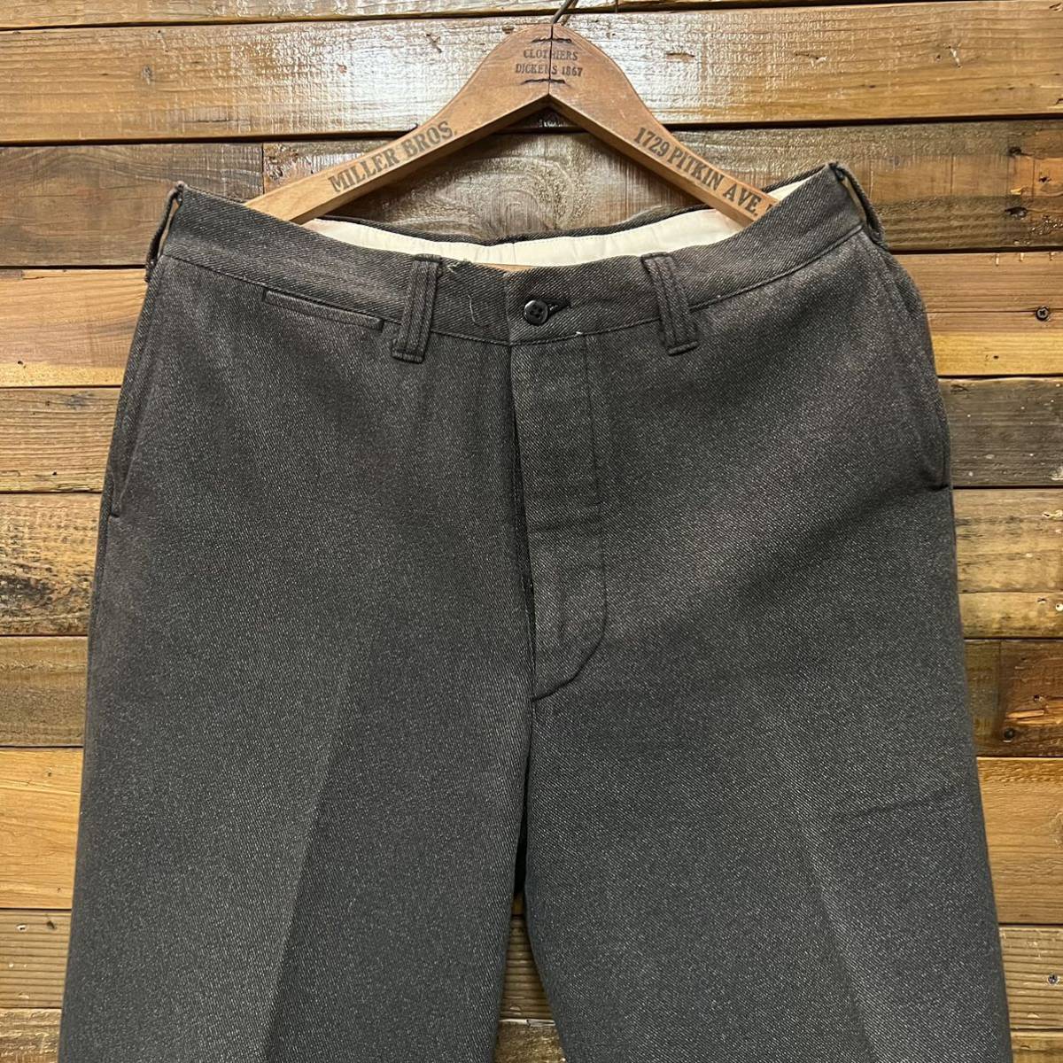 正規品，お得 堅牢な一本 AT LAST & Co. ワークトラウザー / TIMEWORN CLOTHING ATLAST アットラスト カバート コバート 黒シャン ビンテージ(ボトムス)｜売買されたオークション情報、yahooの商品情報をアーカイブ 男性用