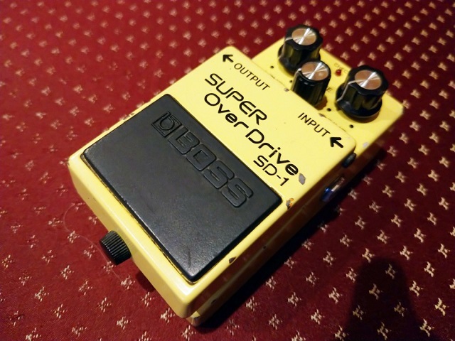 ②希少ヴィンテージ【BOSS SD-1 日本製 初期オペアンプ NEC C4558C