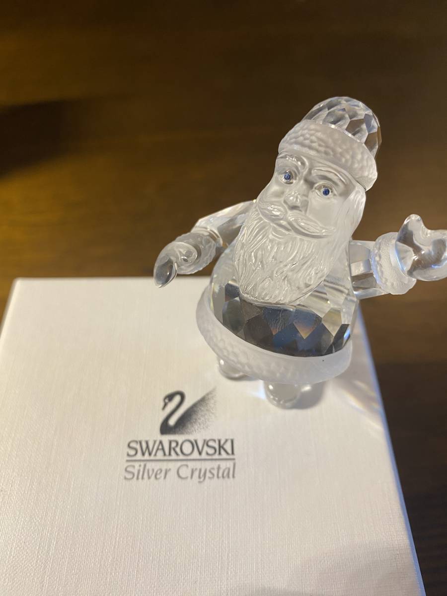 スワロフスキー　サンタウシ　置物 限定レア！新品 スワロフスキー サンタクロース クリスマス 置物