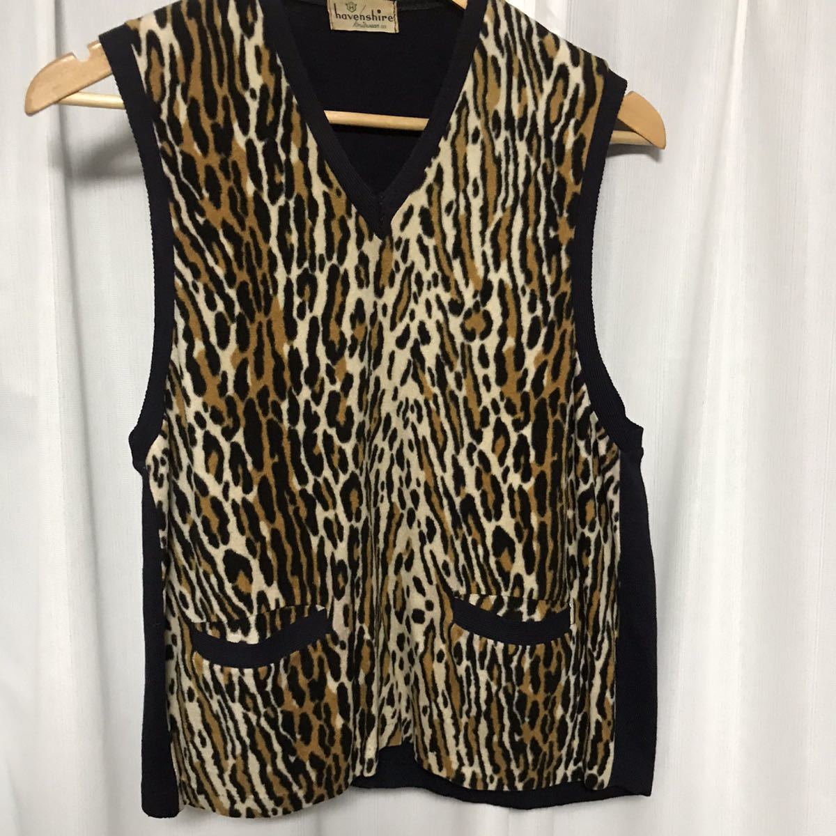 50s レオパード ベスト