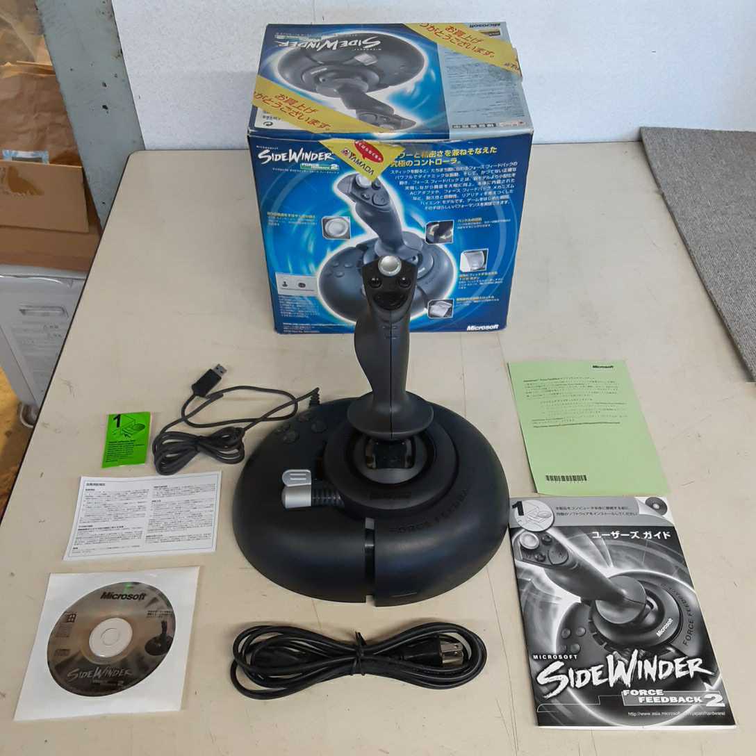 0 Force SideWinder Microsoft Feedback マイクロソフト Joystick