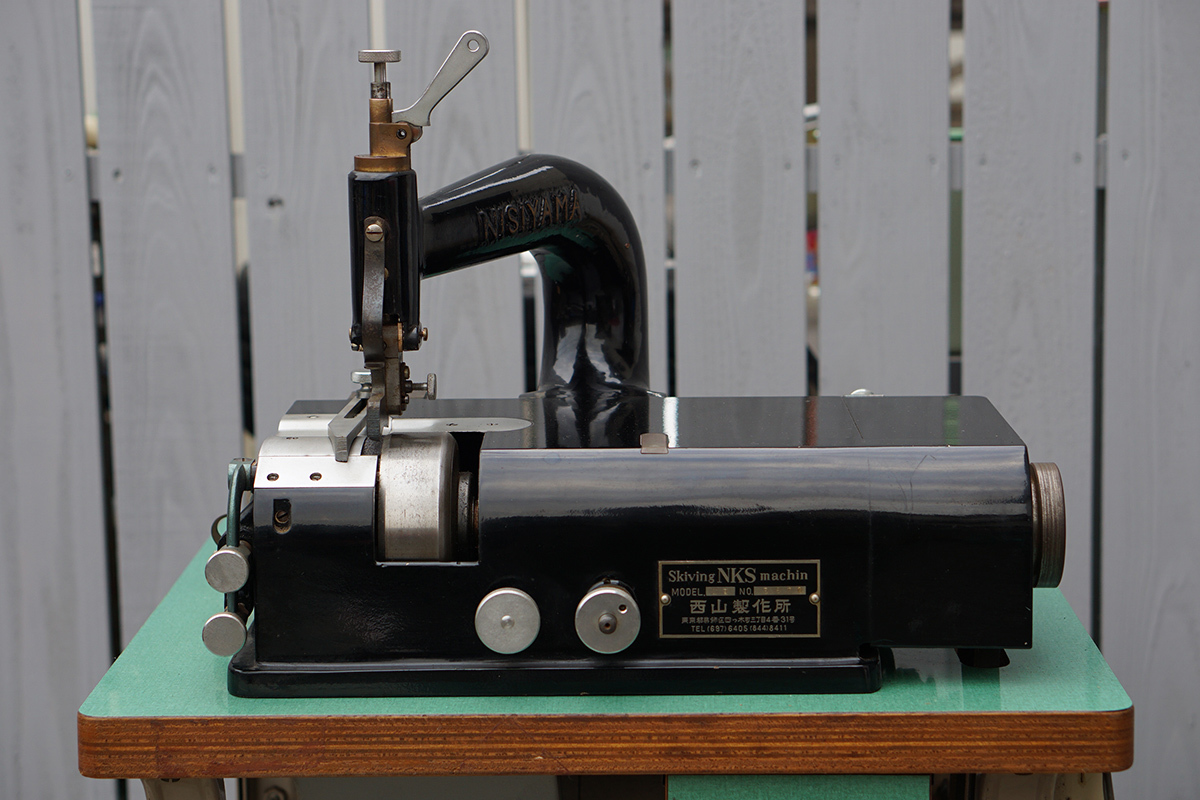 西山製作所 革漉き機 ニッピ― NISIYAMA 革漉機 普及 II L Model NIPPY?