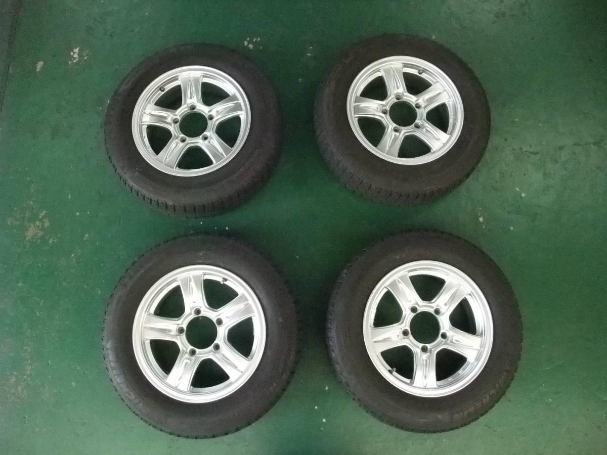 ジムニー JB23 スタッドレス アルミホイールセット 175/80/R16 