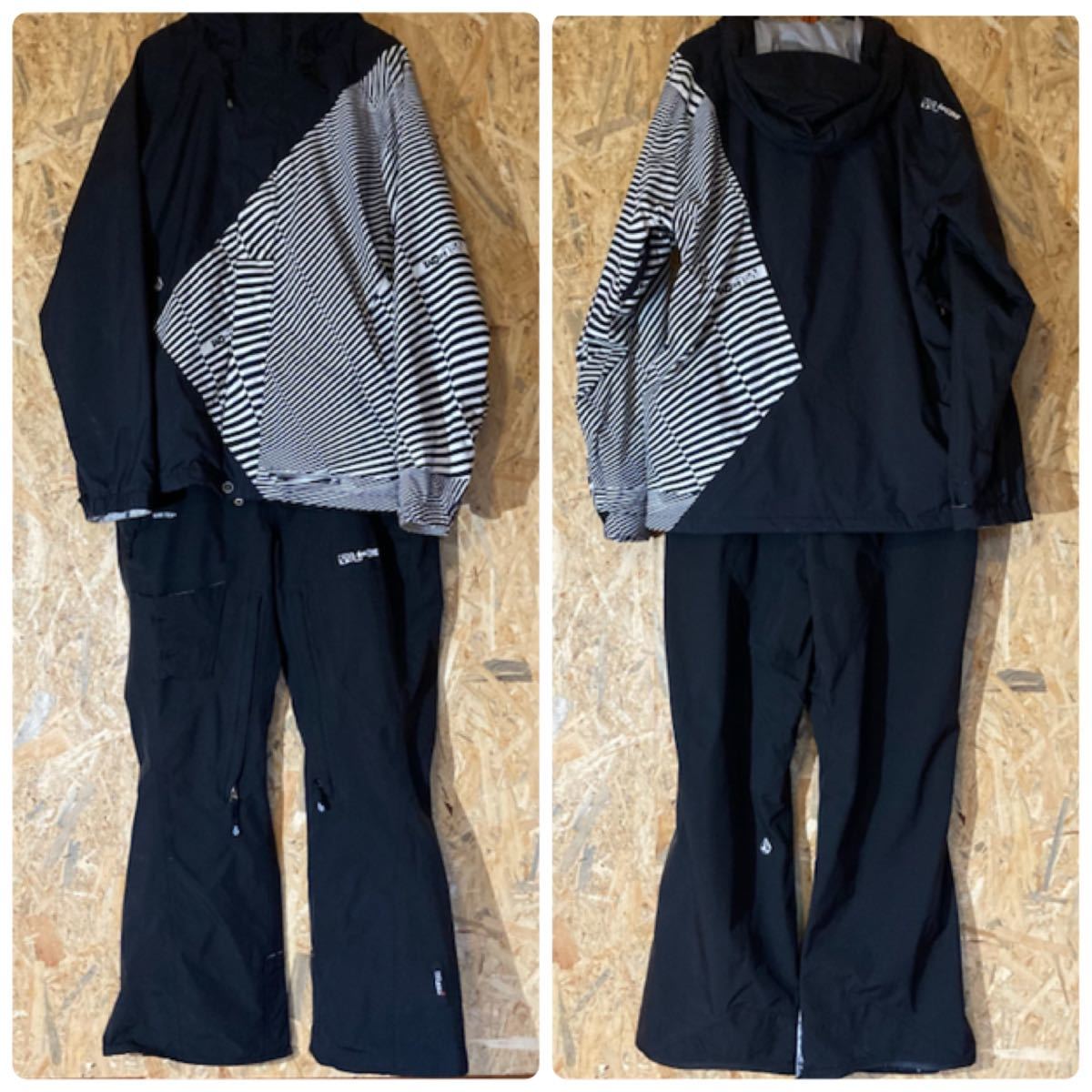 人気SALE，大得価 VOLCOM VENTRICLE JACKET BLK L & VOLCOM CONDITIONS GORE-TEX PANT BLK L ボルコム 上下セット set ゴアテックス(ボルコム)｜売買されたオークション情報、yahooの商品情報をアーカイブ公開 - オークファン トップス、ジャケット