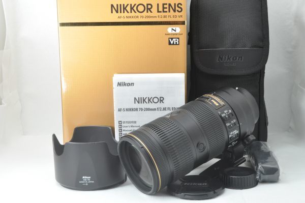 AF-S 70-200mm ED VR NIKKOR Nikon ニコン FL com : f⁄2.8E Lens