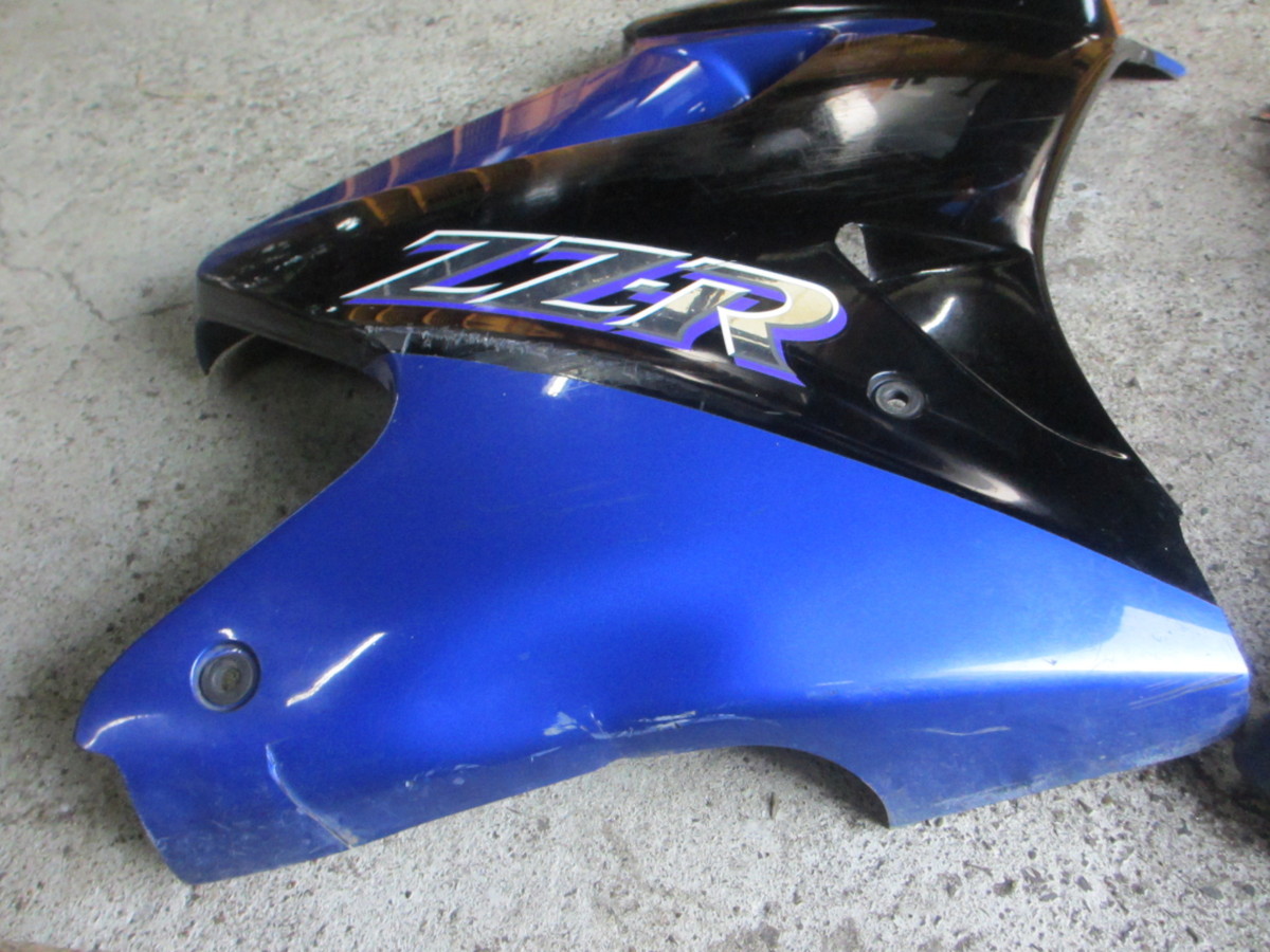 カワサキ ZZR250 点火OK EX250H-027 純正 アンダーカウル サイドカウル 