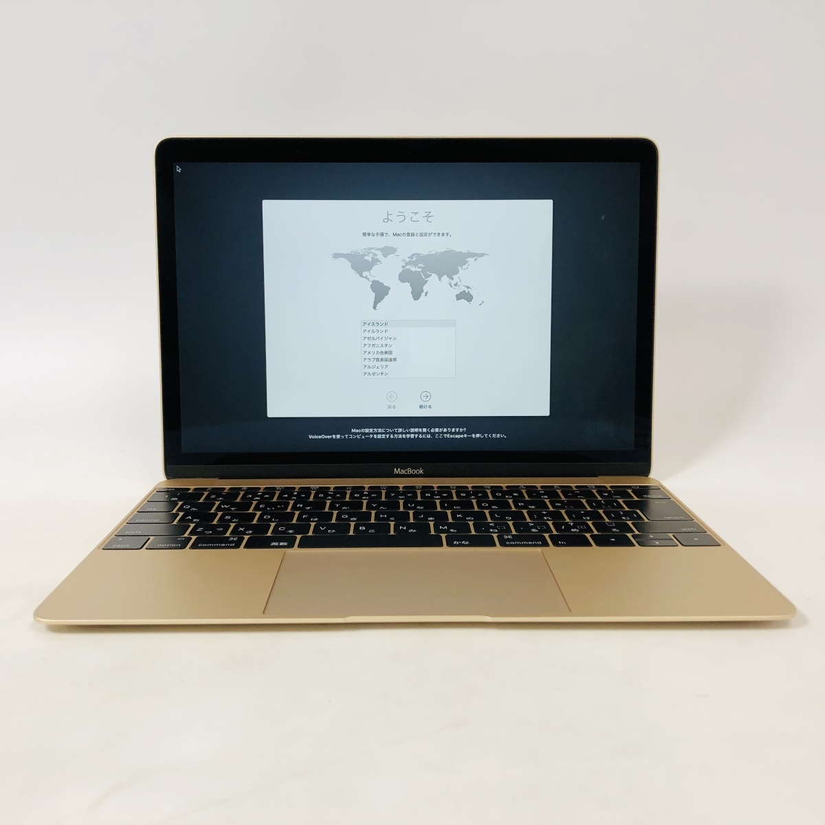 ジャンク MacBook 12インチ（Early 2016） Core m3 1.1GHz/8GB/256GB