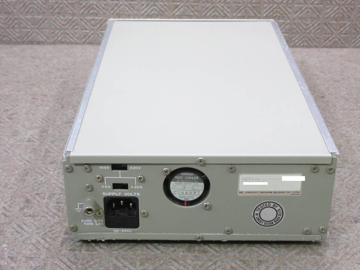 エヌエフ回路設計ブロック / 5305 DIFFERENTIAL AMPLIFIER / 差動増幅器 / NF回路 / ジャンク / No.M103