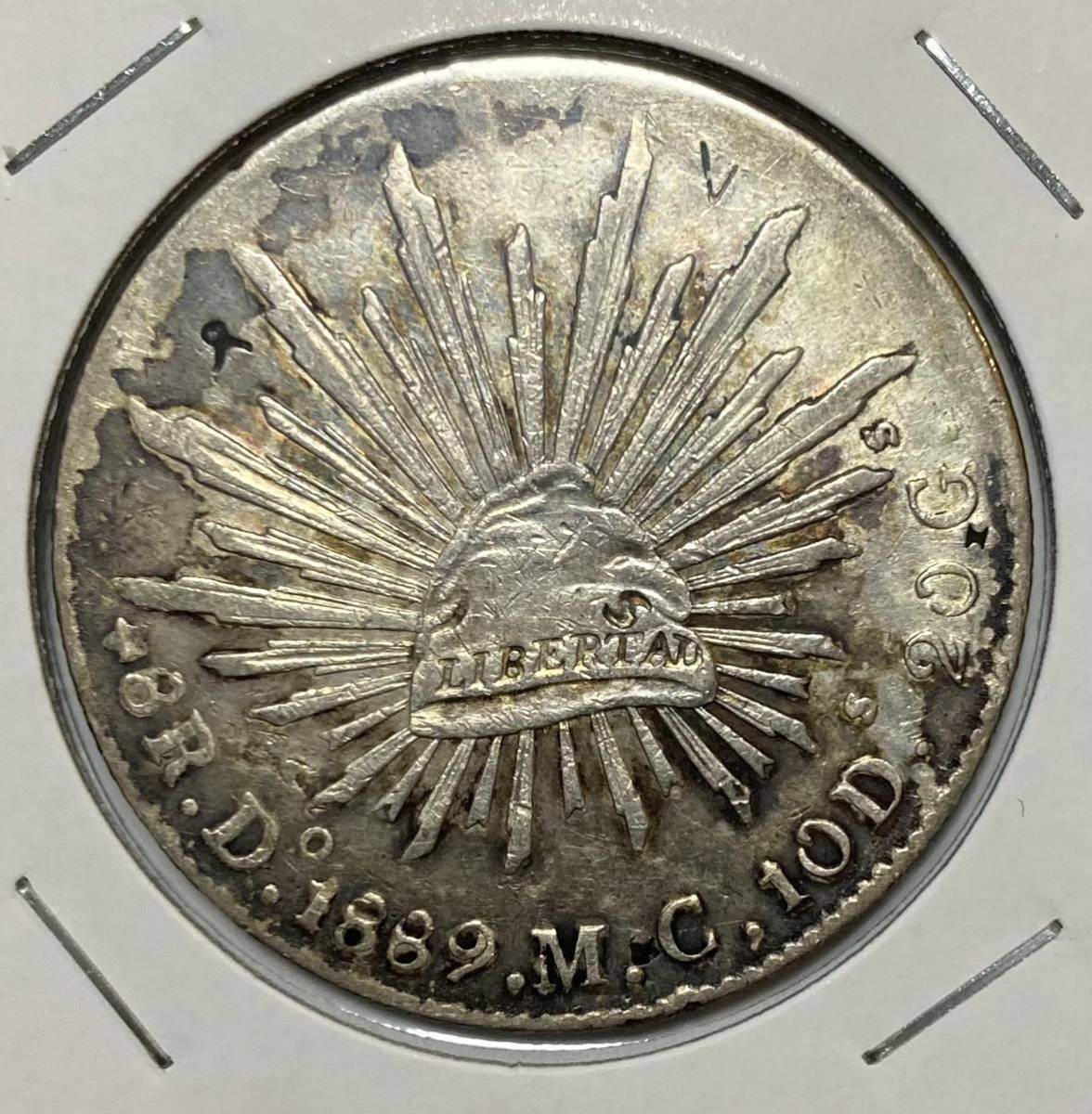 1円～メキシコ 貿易銀 大型銀貨 Mexico silver coin 1889 古銭 銀貨