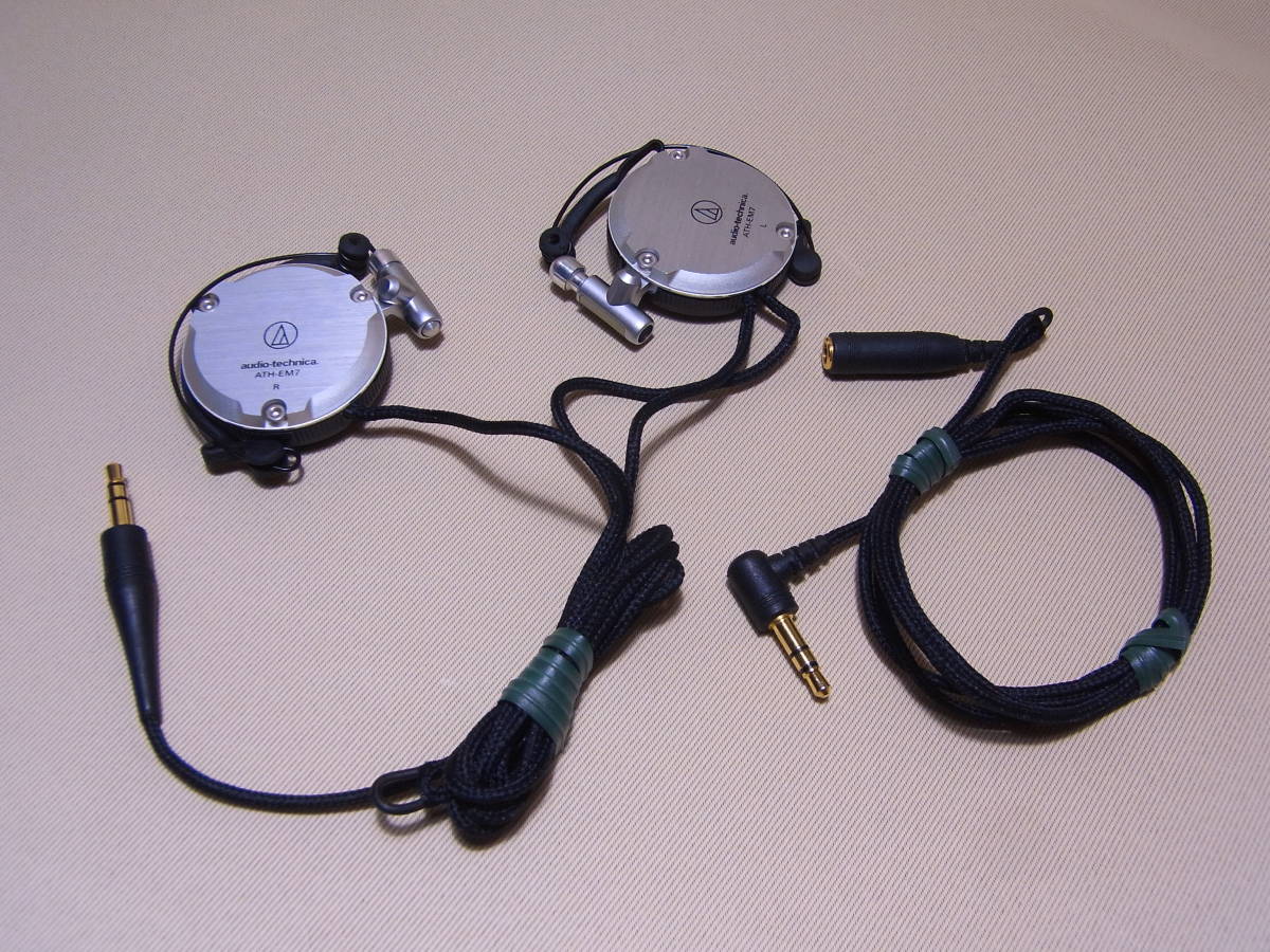 ATH-EM7 audio-technica イヤフィットヘッドホン SV : オーディオ