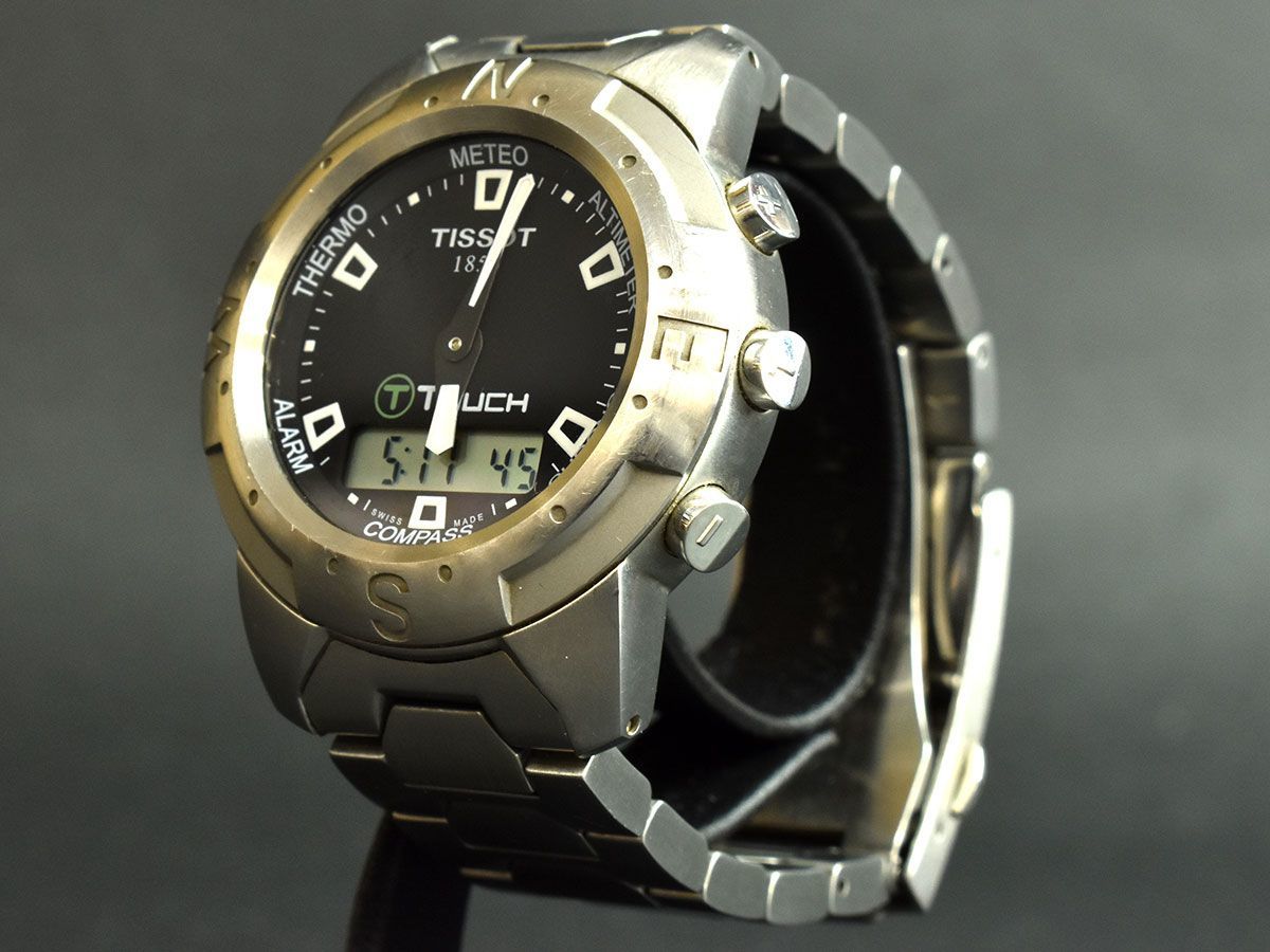 111019☆動作未確認 ジャンク TISSOT ティソ Tタッチ 腕時計 クォーツ 