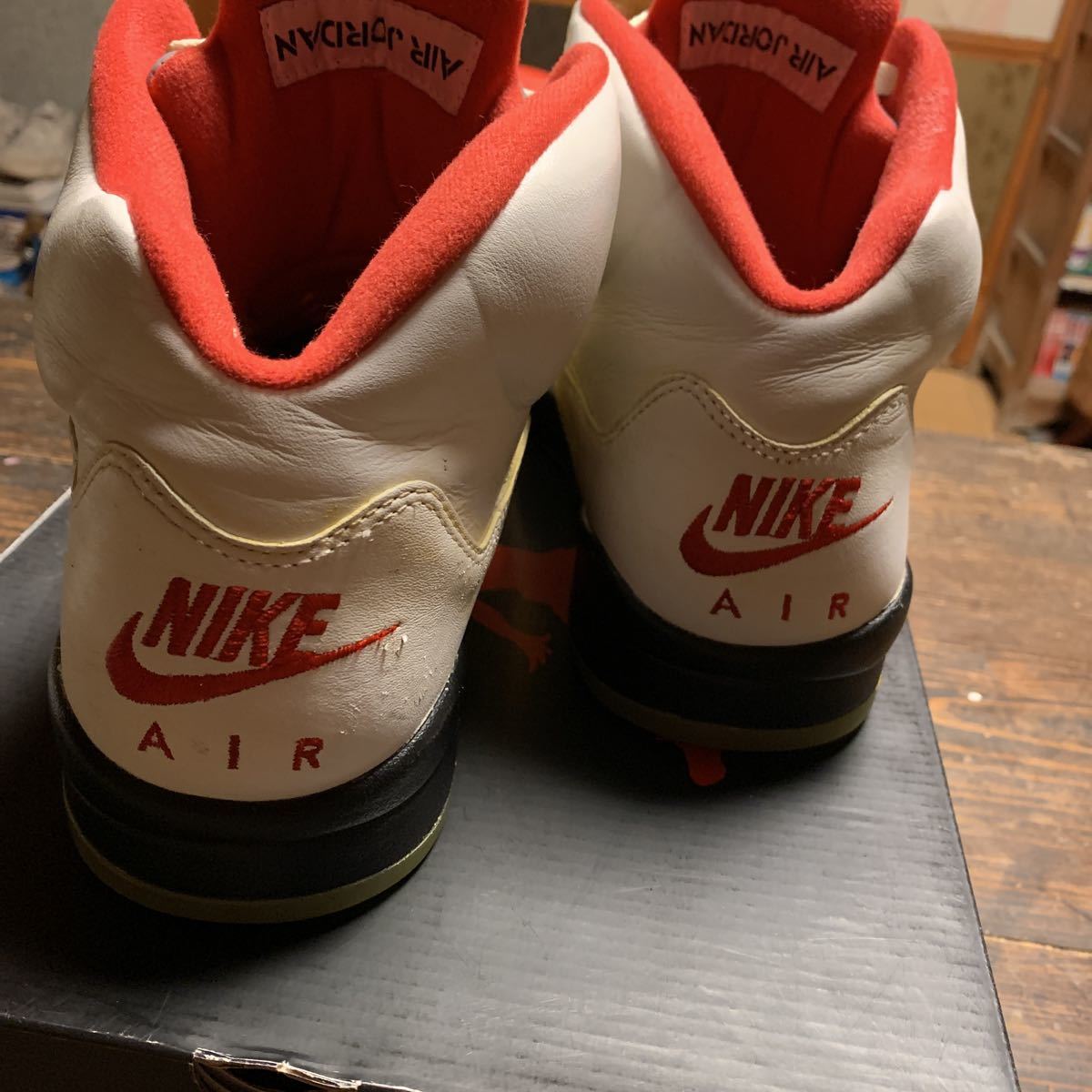 NIKE 、ナイキ 、エアジョーダン5レトロ、ビンテージカスタム 