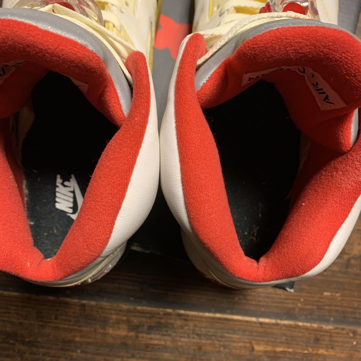 NIKE 、ナイキ 、エアジョーダン5レトロ、ビンテージカスタム 