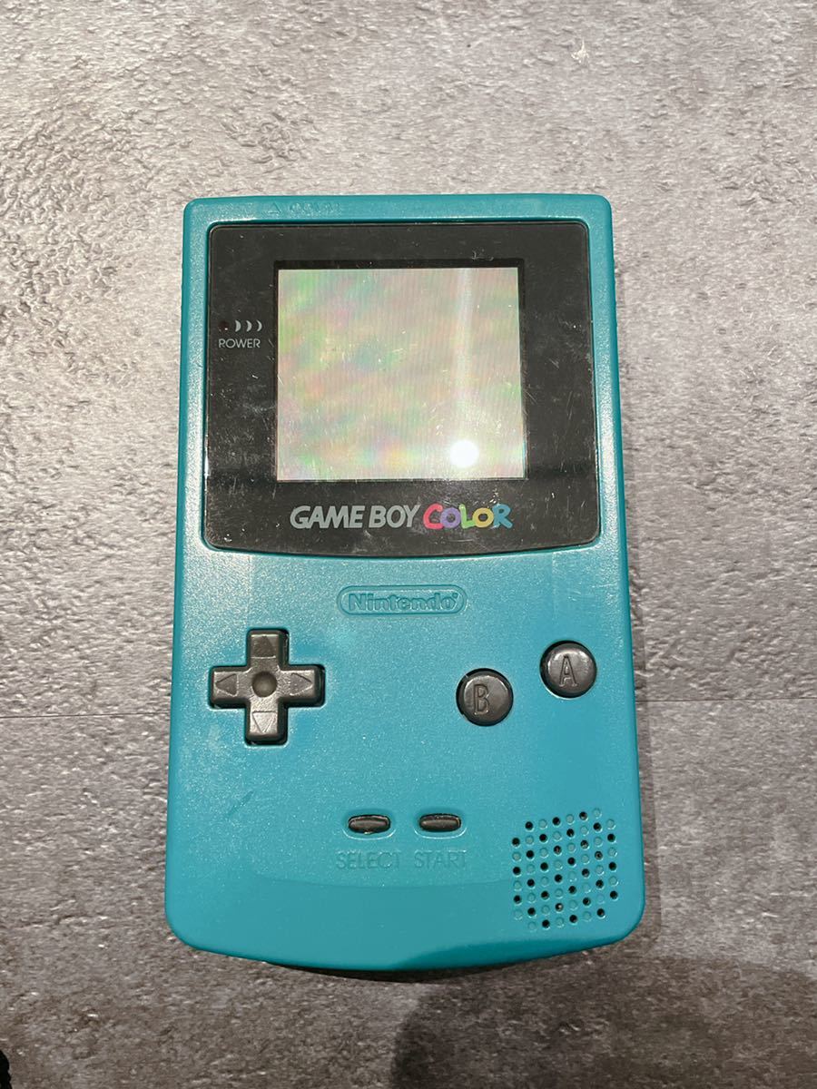 Nintendo ゲームボーイカラー ブルー GAMEBOY COLOR 任天堂 中古 CGB 