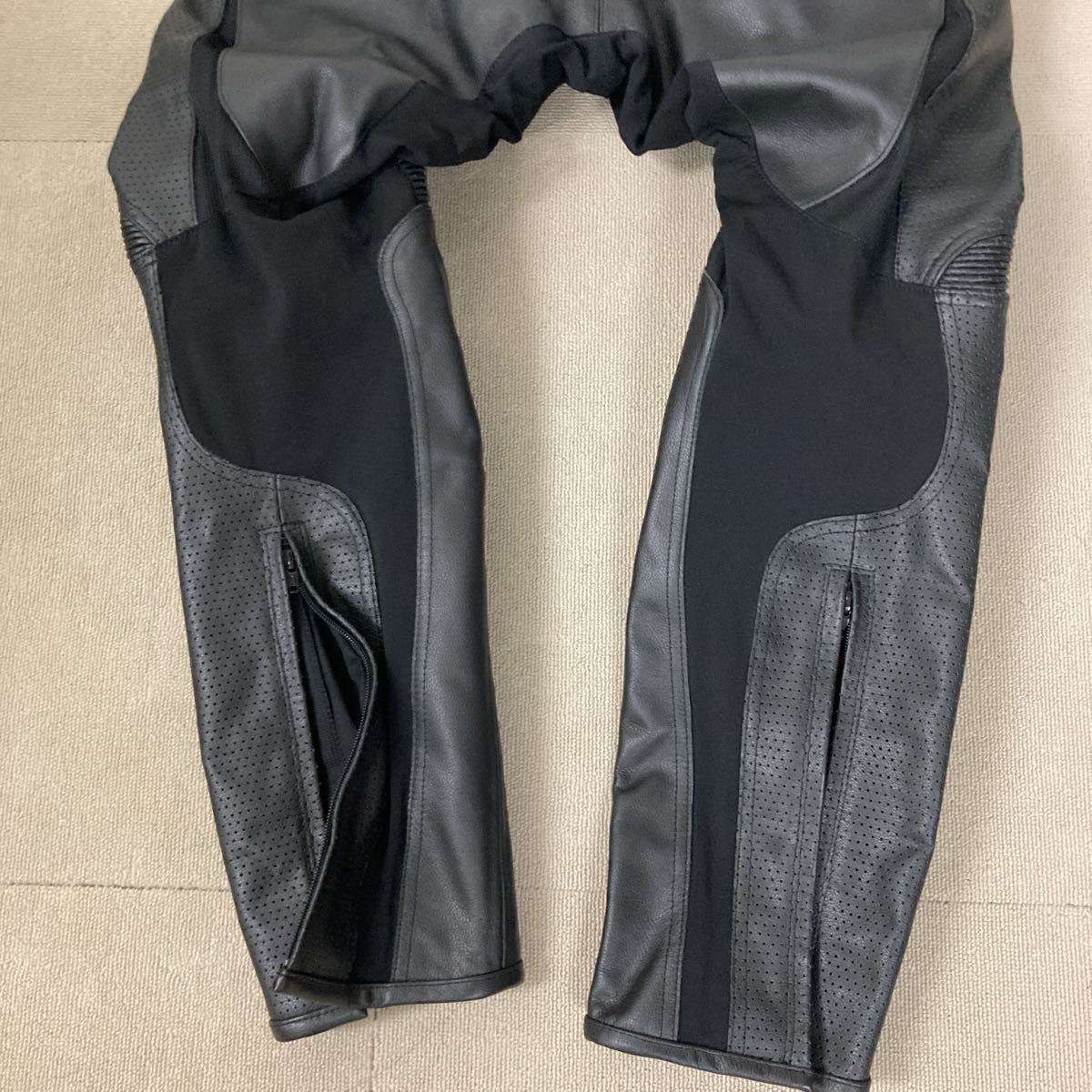 HYOD□レザーパンツ□パンチングレザー×メッシュ□サイズ MW2 