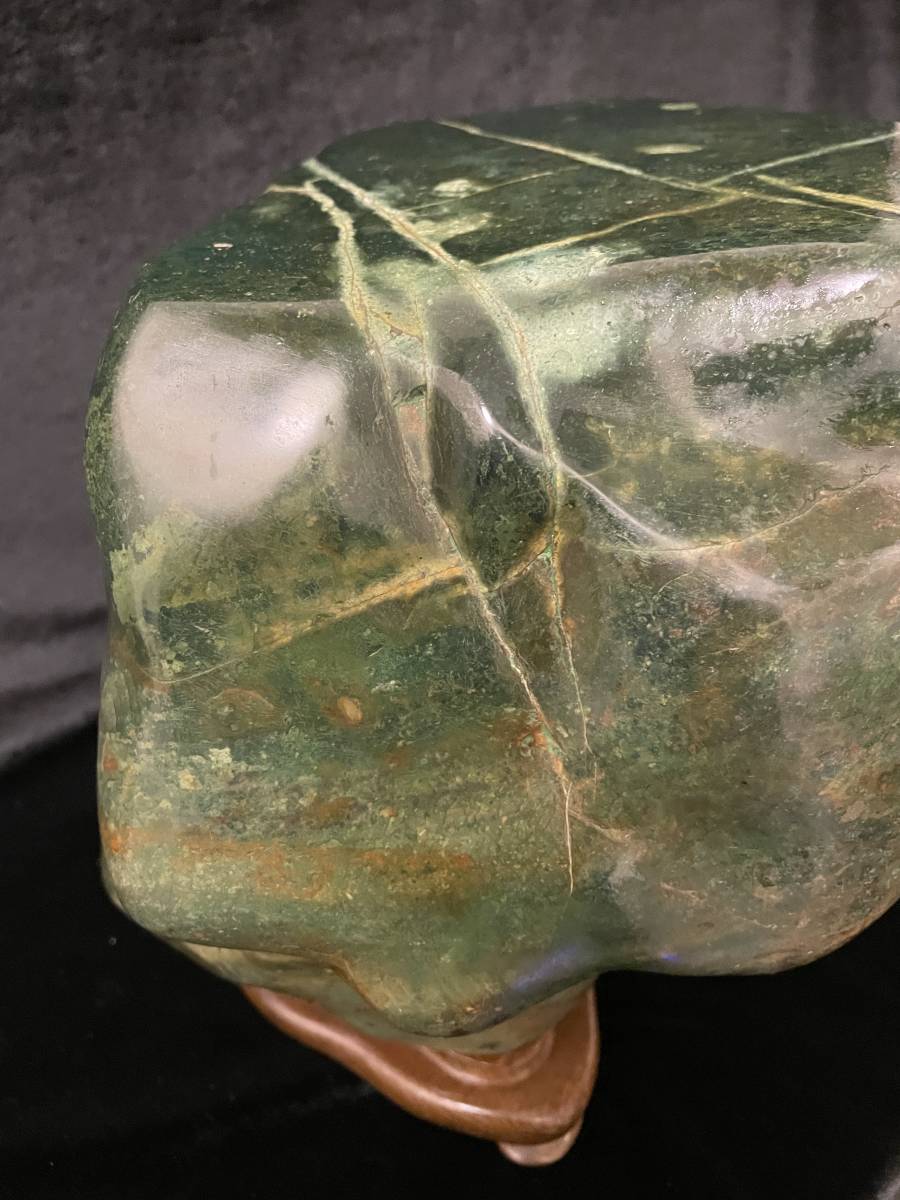 碧玉) | 碧玉 SHOP - Group MENOYA 希少 重さ 原石 青瑪瑙 玉造花仙山産