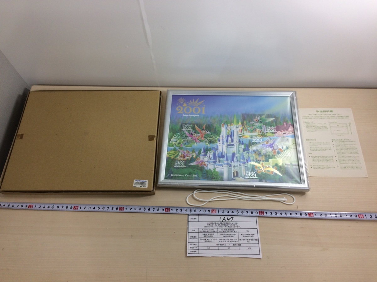 ディズニー 《未開封品》TDR ディズニーランド 2001年 額入り 