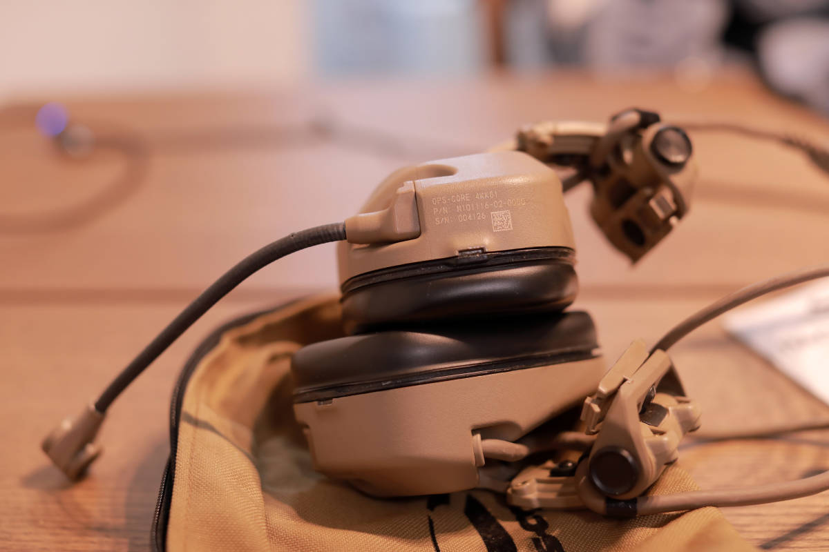 米軍 実物 海兵 放出品 OPS CORE オプスコア RAC HEADSET ヘッドセット フルセット NFI FAST SF ARC ...