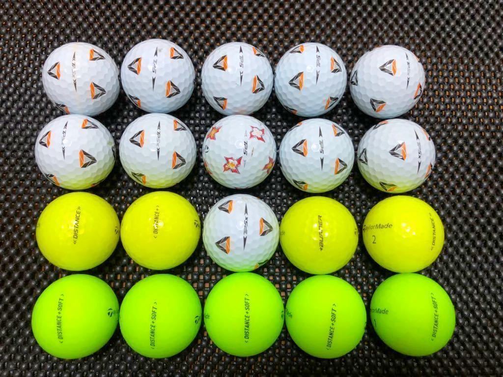■ TaylorMade TP5 Pix　DISTANCE +SOFTの混合ロストボール20球■★送料無料で出品★_4