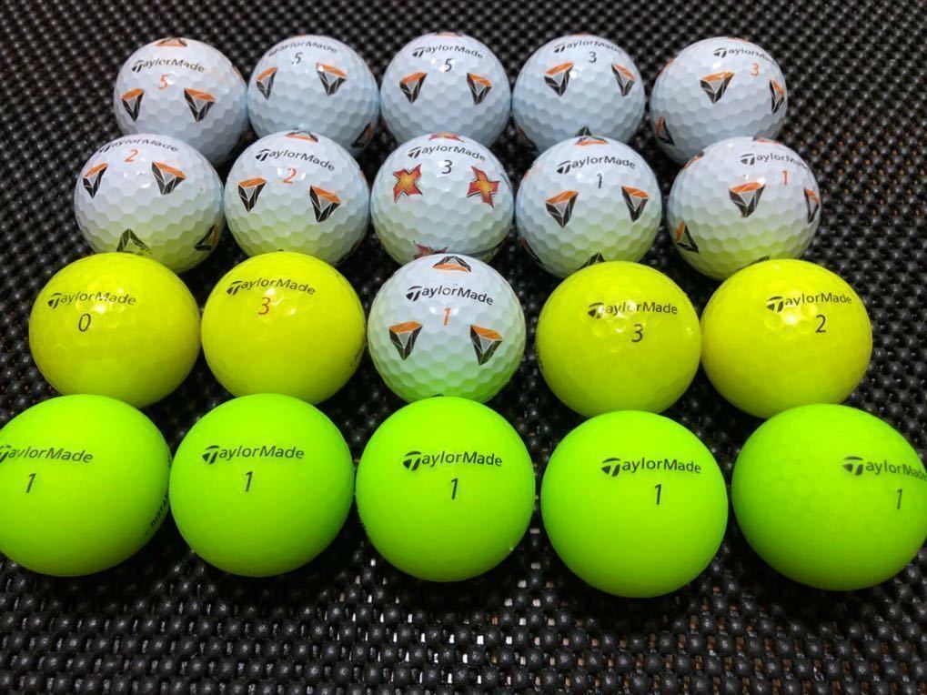 ■ TaylorMade TP5 Pix　DISTANCE +SOFTの混合ロストボール20球■★送料無料で出品★_5