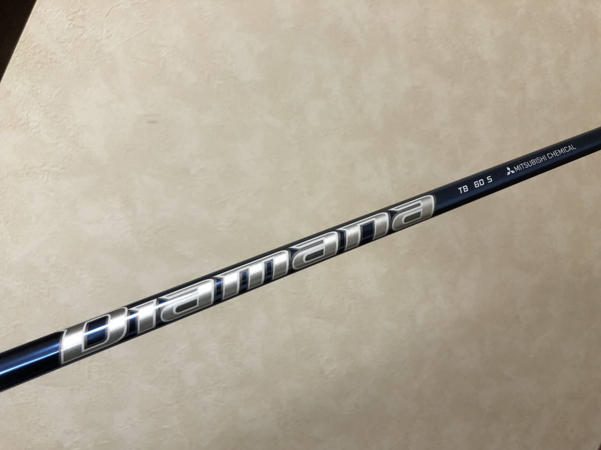 【ほぼ新品】三菱ケミカル ディアマナ TB 60S タイトリスト用 スリーブ付シャフト 45インチ ドライバー用 日本仕様_1