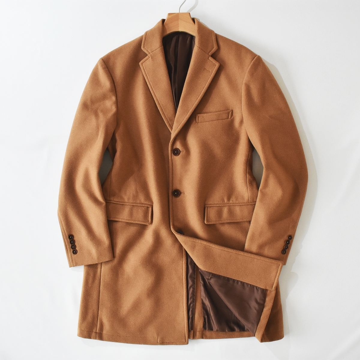 一着は欲しい定番コート チャオパニック Ciaopanic チェスター コート L キャメル ロングコート アウター カジュアル 男性用 売買されたオークション情報 Yahooの商品情報をアーカイブ公開 オークファン Aucfan Com