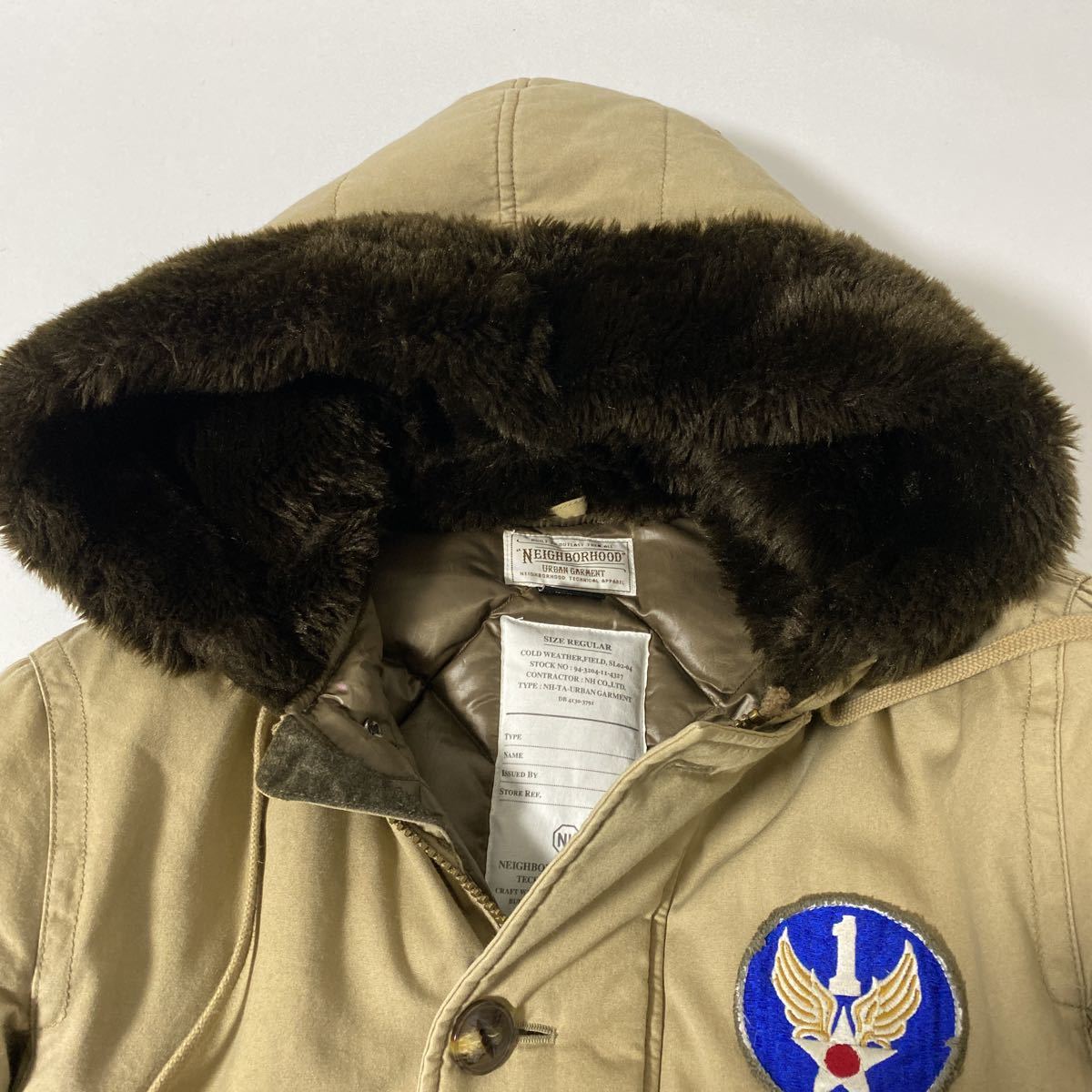 美品 名作 アーカイブコレクション 13 aw NEIGHBORHOOD B-11 ダウン 
