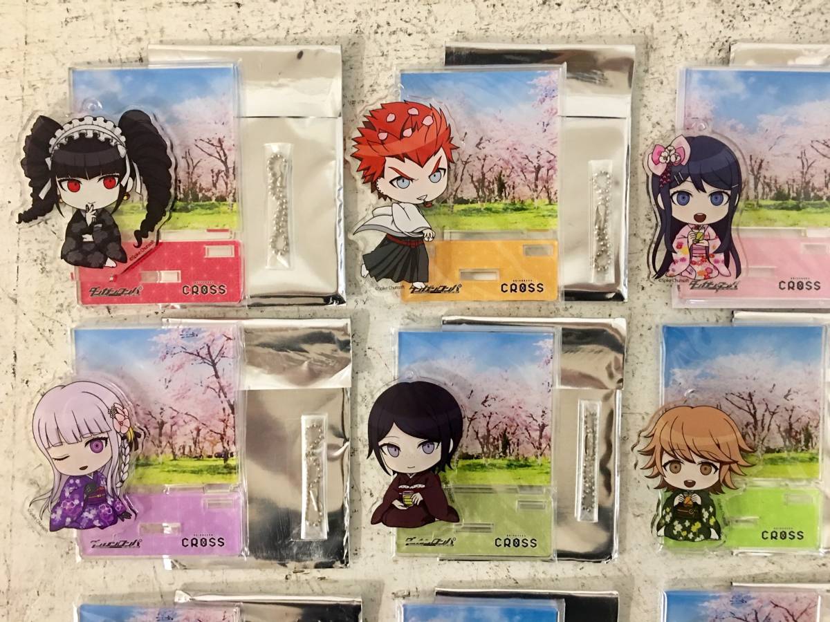 ダンガンロンパ2　秋葉原クロスカフェ　アクリルジオラマキーホルダー 0619-27y☆新品 レア ダンガンロンパ AKIHABARA CROSS CAFE
