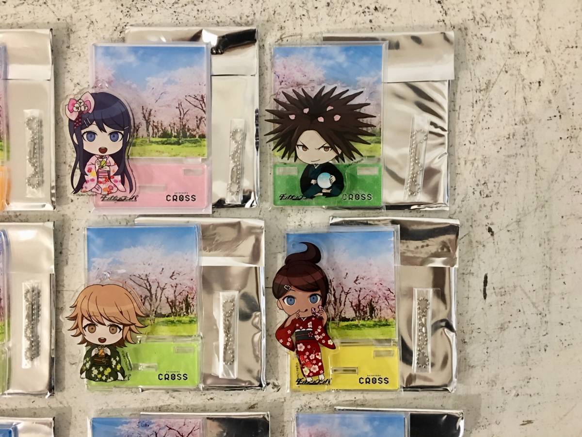 ダンガンロンパ2　秋葉原クロスカフェ　アクリルジオラマキーホルダー 0619-27y☆新品 レア ダンガンロンパ AKIHABARA CROSS CAFE