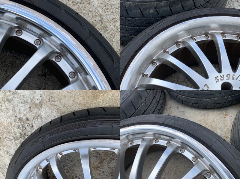 カールソン carlsson CR1/16 RS 21インチ4枚セット PCD114.3 5穴 9J  