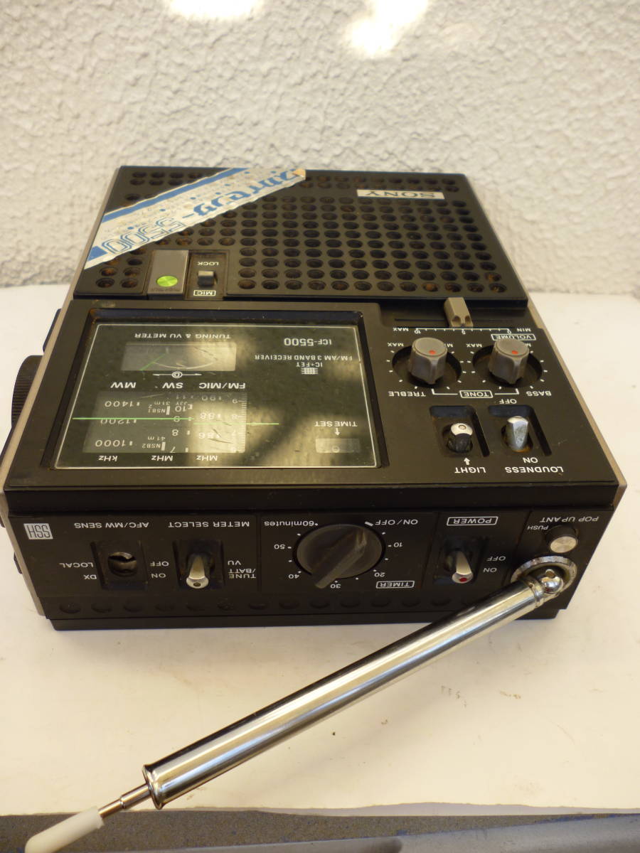 SONY ソニー ICF-5500 スカイセンサー 3バンドレシーバー FM⁄MW⁄SW