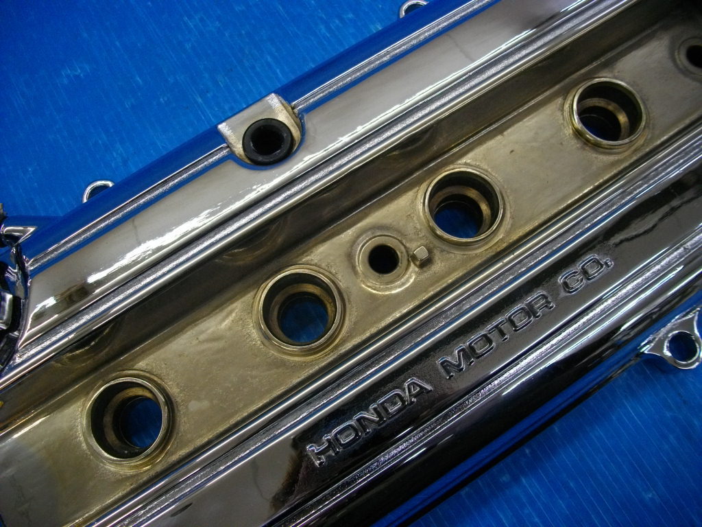 T【634】ホンダ S-MX RH1/RH2 B20B エンジン ヘッドカバー メッキ加工 