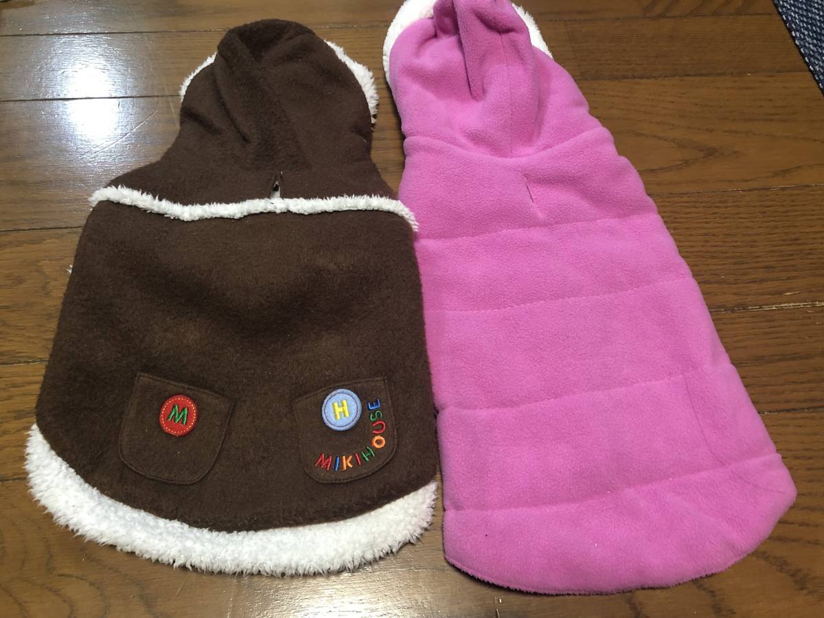 小型犬　犬用服　S ～ L まとめて　春夏秋冬用　ミキハウス　ミッキーマウス他　コート　トップス　ワンチャン　12点セット_2