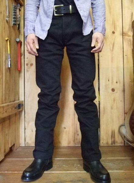 SALE】アイアンハート 9634Z 21オンス黒鎧ストレート 31 ブラック  