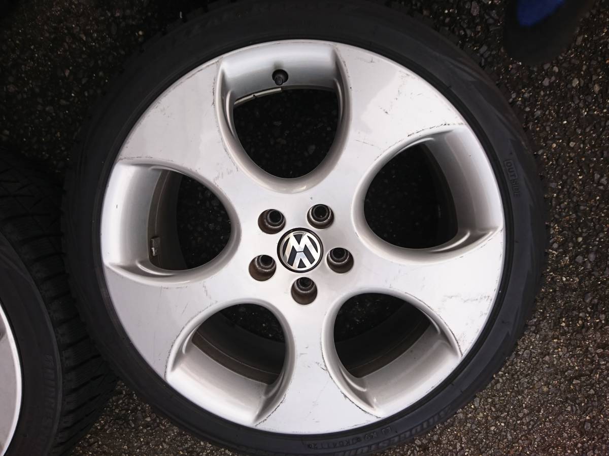 フォルクスワーゲン VW ポロ GTI純正 17インチ ブリヂストン 6分山 