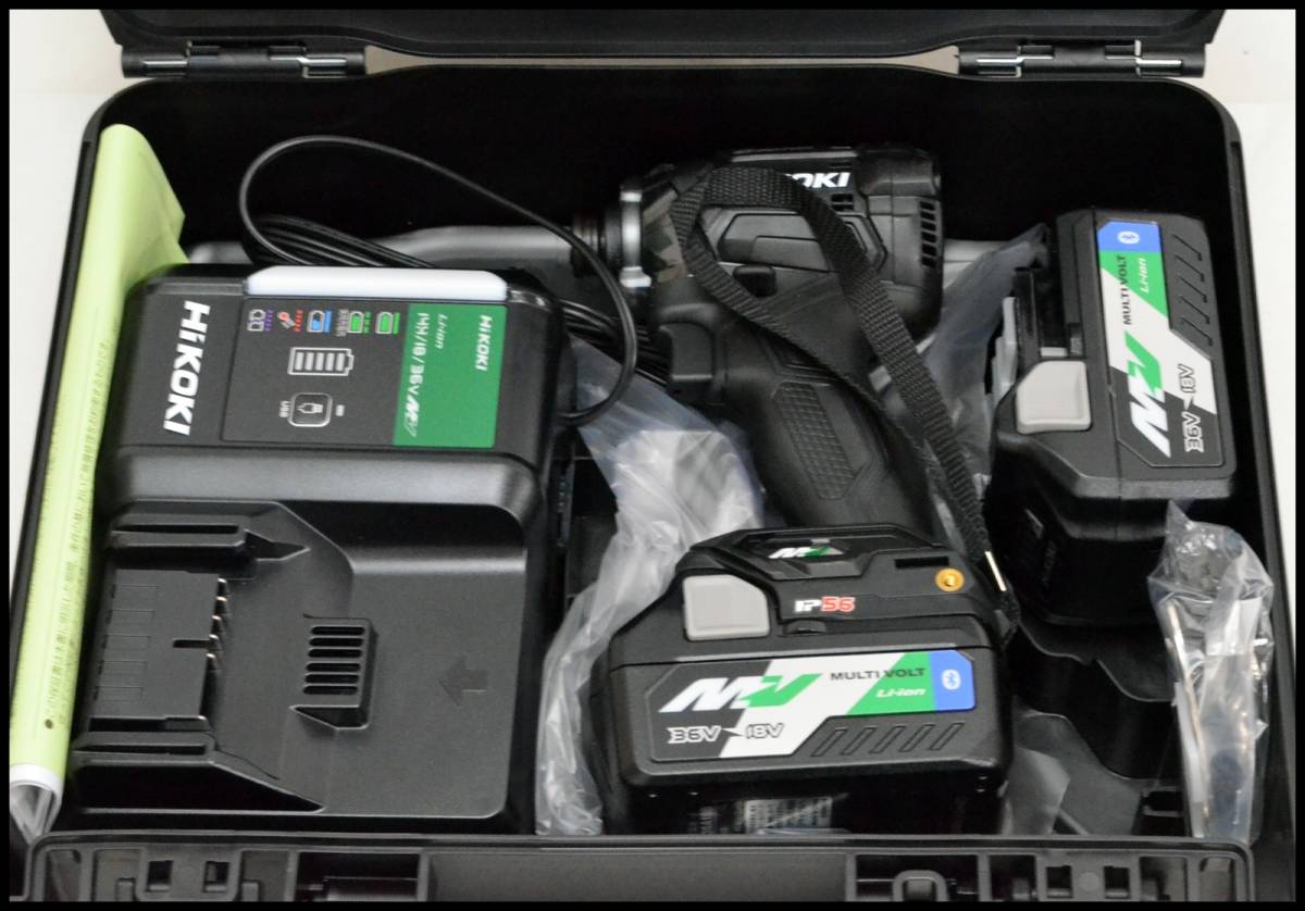人気定番，限定SALE Hikoki WH36DC 2XPBS 黒 ストロングブラック マルチボルト 2XPS 36V インパクトドライバー 2XP Bluetooth搭載バッテリー(本体)｜売買されたオークション情報、yahooの商品情報をアーカイブ公開 - オーク インパクトドライバ