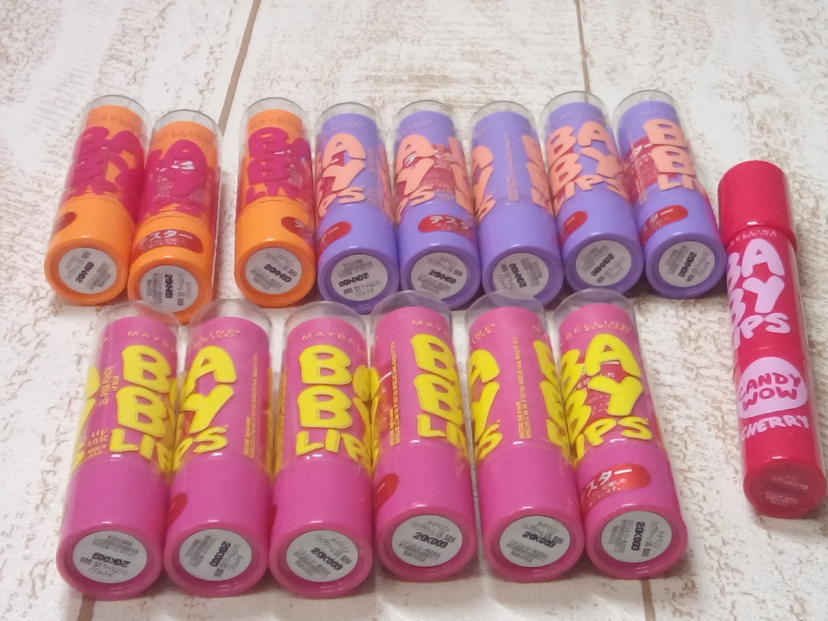 コスメ 大量セット 品 Maybelline メイベリン 15点 リップクリームカラー キャンディワオ テスター 2f7f 60 その他 売買されたオークション情報 Yahooの商品情報をアーカイブ公開 オークファン Aucfan Com