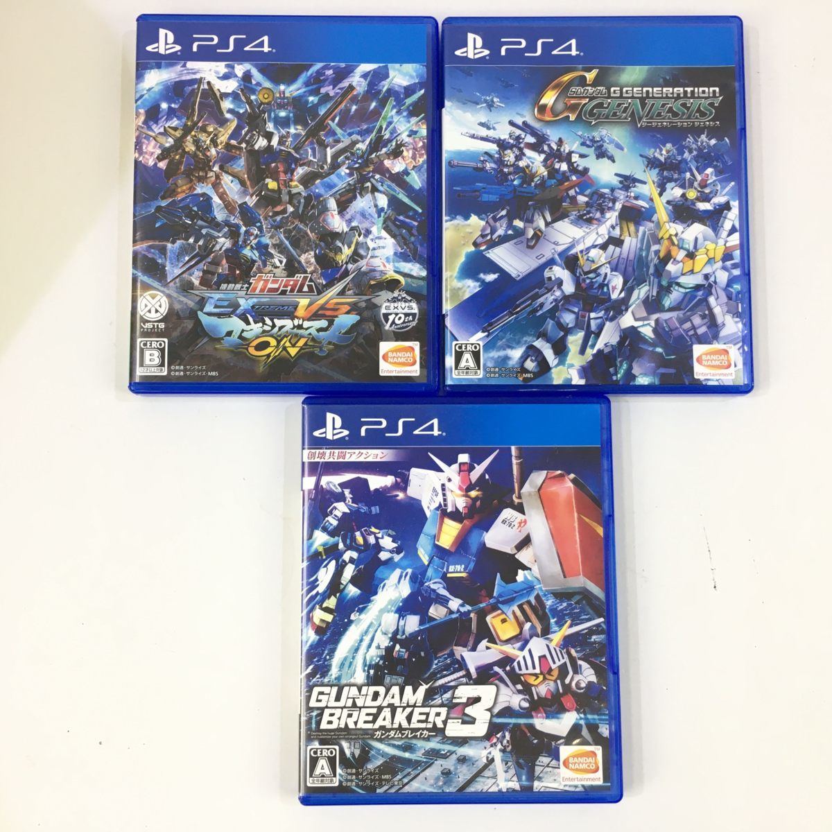 04y4960)【1円～】PS4ソフト ガンダム 3本まとめセット[ガンダム 