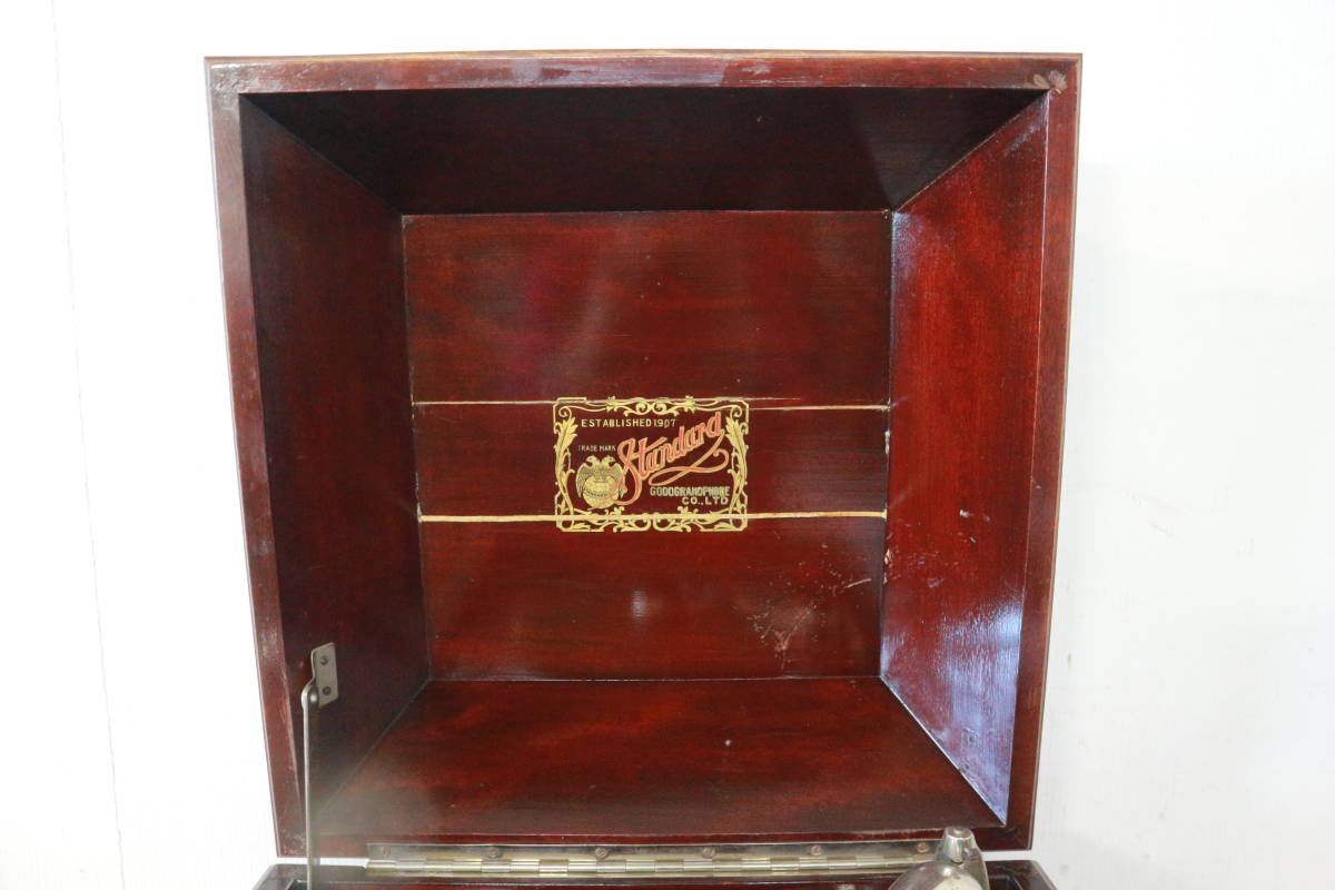 ESTABLISHED 1907 STANDARD GODO GRAMOPHONE 蓄音機 蓄音器 レコード 