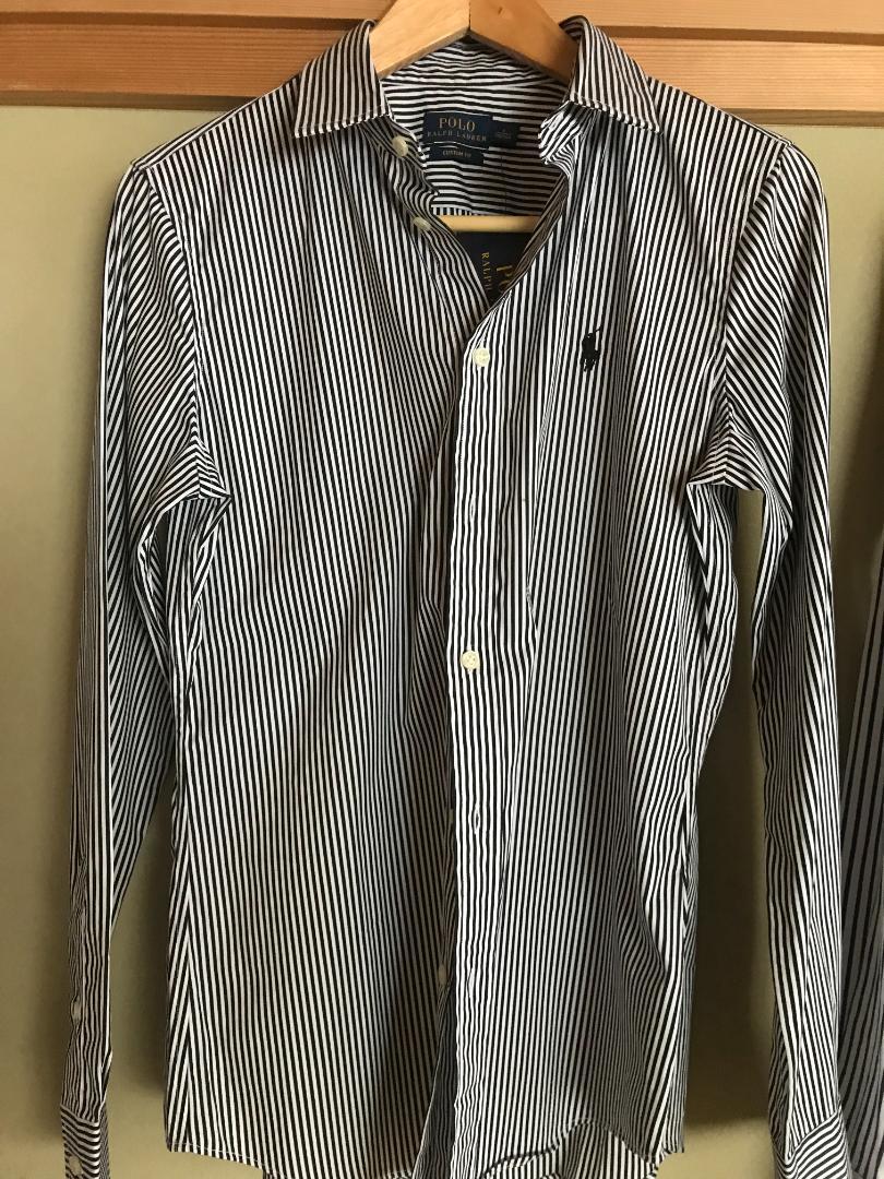 全国無料，定番人気 ポロラルフローレン CUSTOM FIT シャツ ブラック 170/96A(Sサイズ)｜売買されたオークション情報、yahooの商品情報をアーカイブ公開 - オークファン 男性用