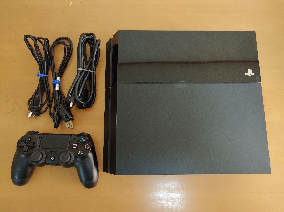 PS4 本体 セット 500GB ブラック SONY PlayStation4 CUH-1000A 動作確認済 コントローラー_1