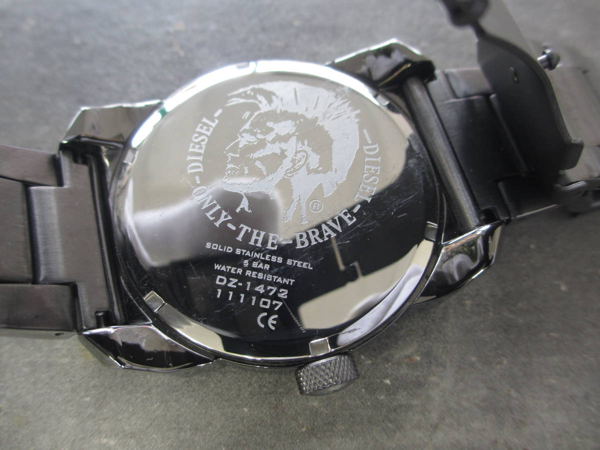電池交換済み/DIESEL/ディーゼル/DZ-1472/腕時計 の入札履歴 - 入札者 