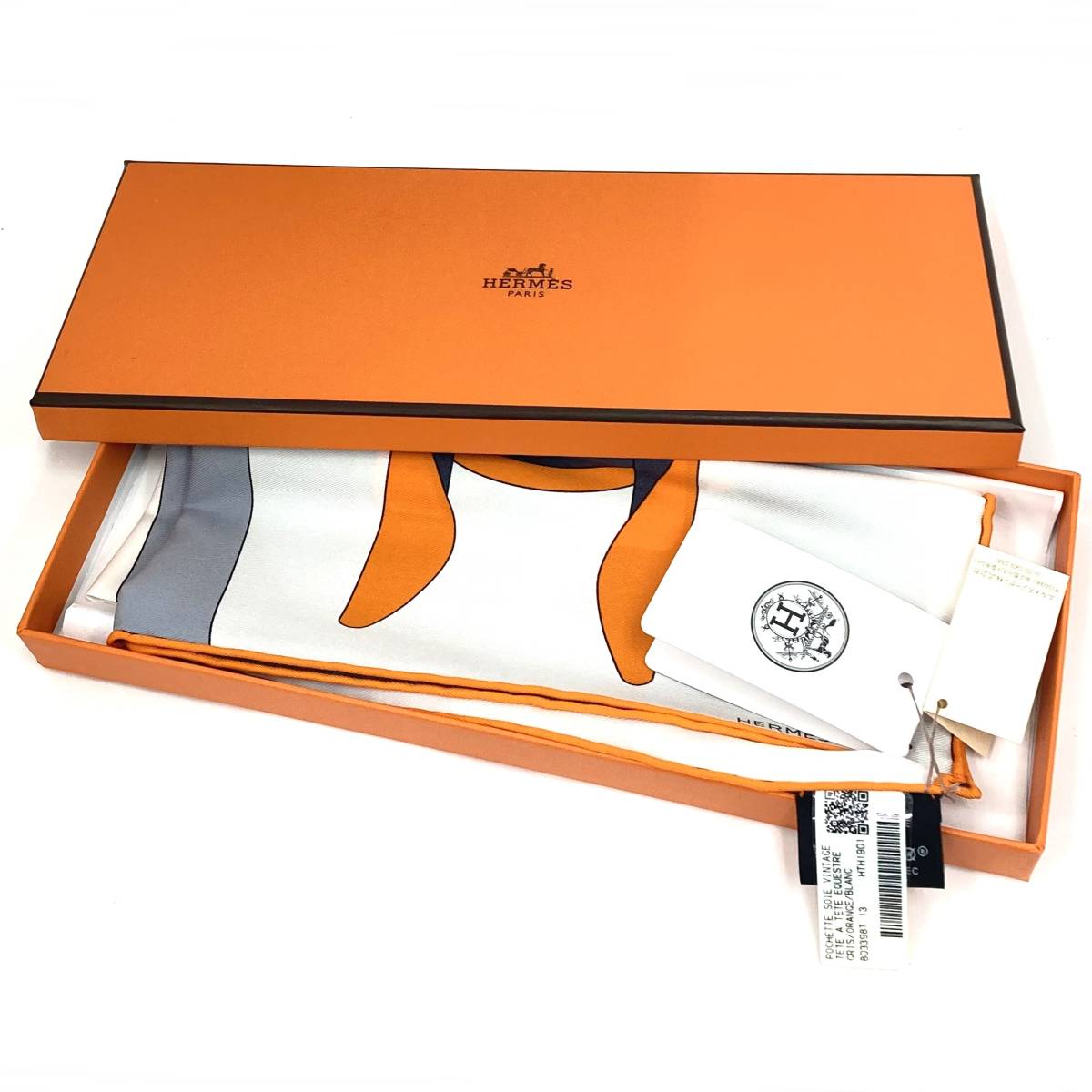 エルメス美品スカーフ 箱あり