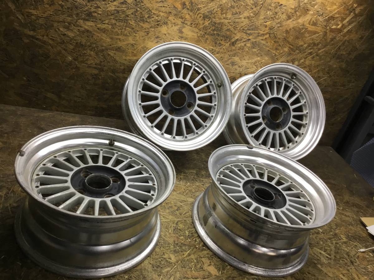 WEDS ALBINO アルミホイール 15インチ 7J 4本セット 当時物 86 