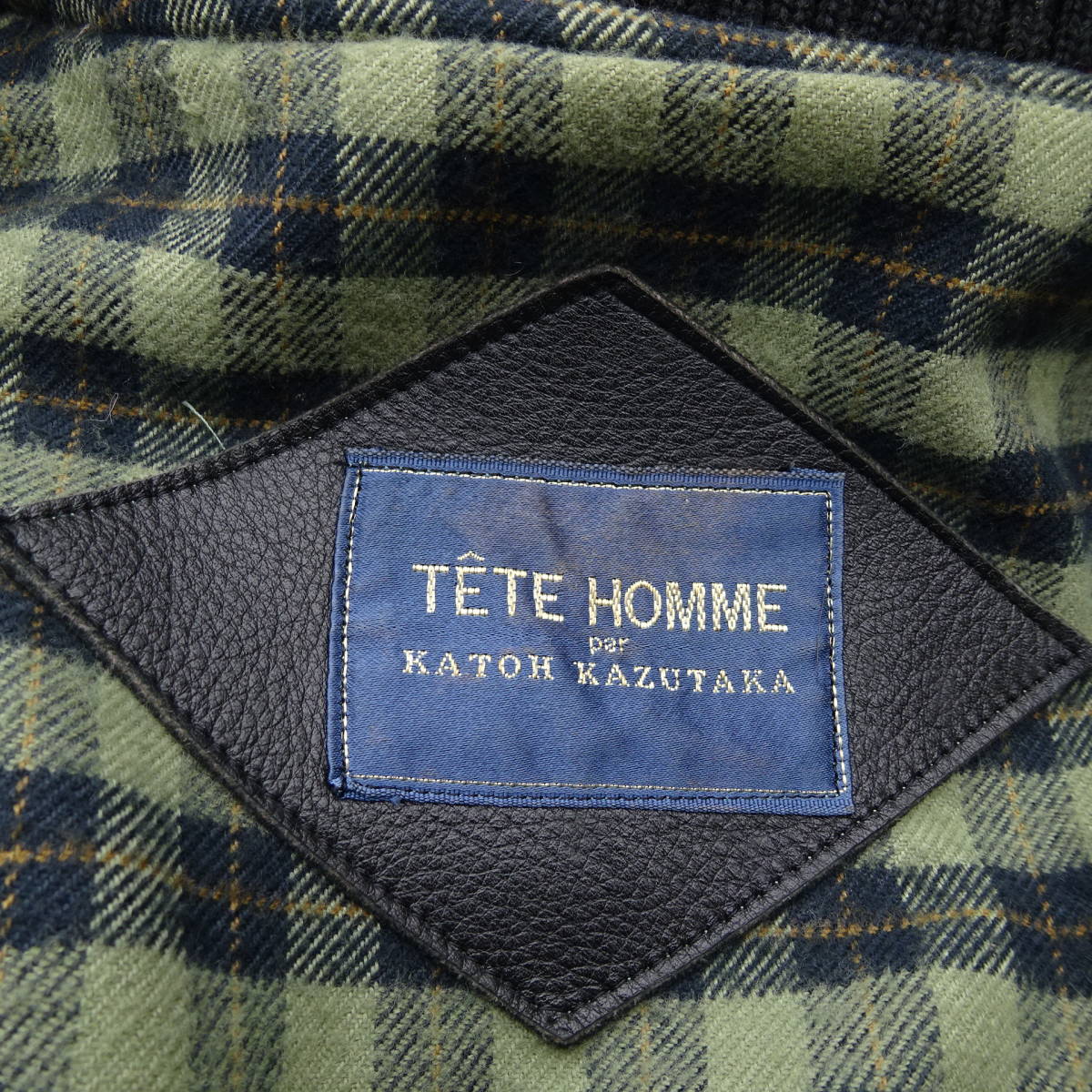 希少80年代当時物 TETE HOMME テットオム KATOH KAZUTAKA スタジャン 