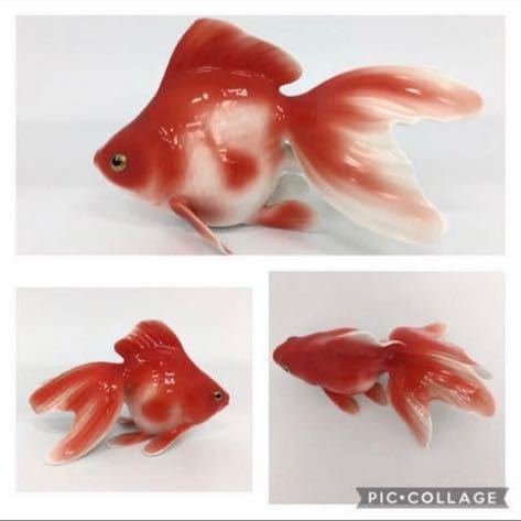 319s1) 希少 オールド ノリタケ Noritake ボーンチャイナ 金魚 大小 2