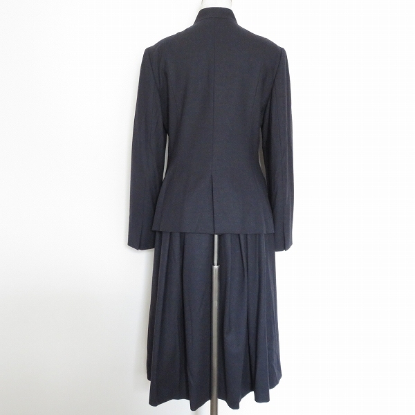 #anc ヨシエイナバ YOSHIEINABA スカートスーツ 9 紺 ツーピース 美品 レディース [602068] yoshieinaba YOSHIE フォーマルスカートスーツ Inaba &frasl; ジャケット&amp;スカート