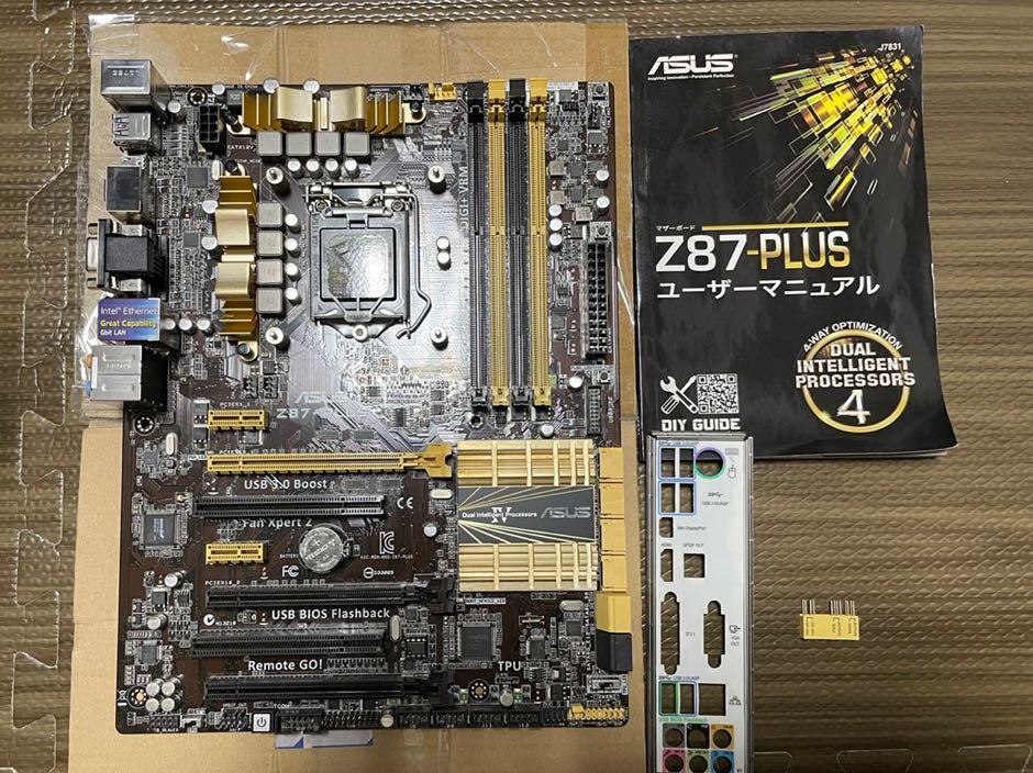 動作良好】ASUS Z87-PLUS LGA1150 ピン折れなし オマケ付き♪ ASUSTek